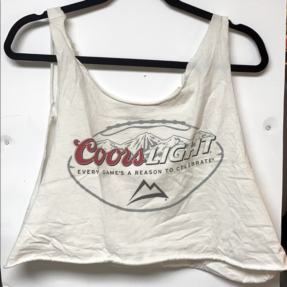 Coors Light Vintage Crop Tank